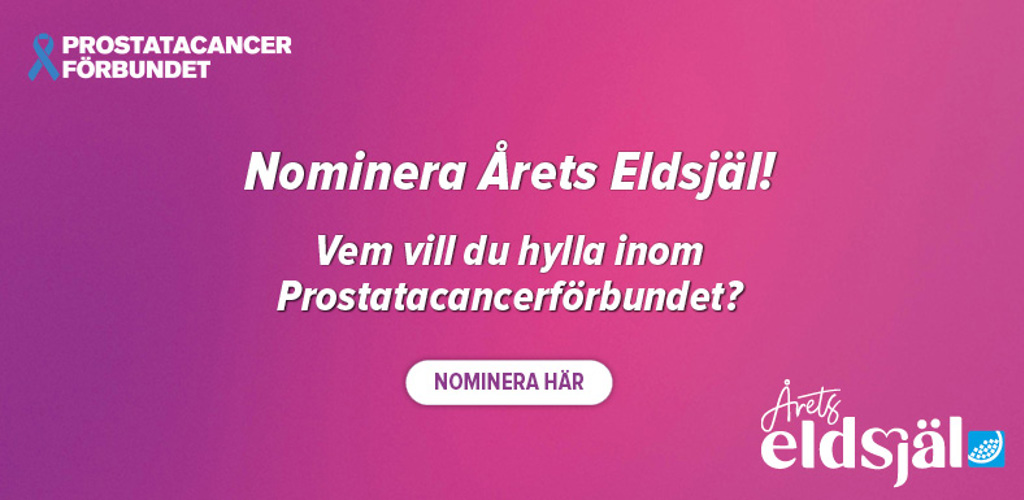 Banner som uppmanar till nominering av Årets eldsjäl