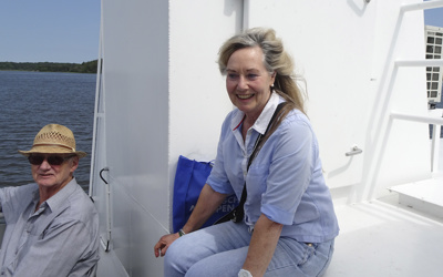 20250615 Lunchkryssning på Mälaren, Agneta Näsström. Foto: Kurt Löfberg
