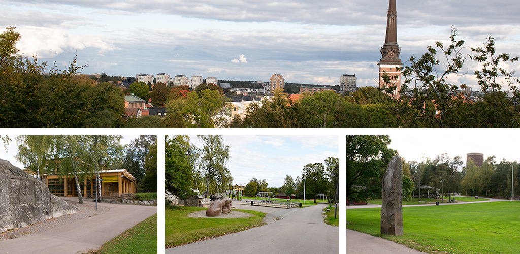 Bildcollage Djäkneberget, Västerås. Fotograf: Elisabeth Löfberg