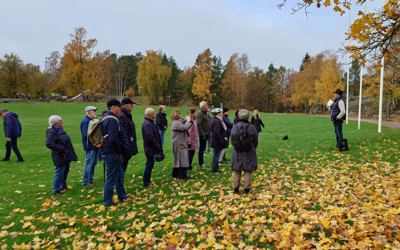 Guidad tur på Djäkneberget Fotograf: Elisabeth Löfberg