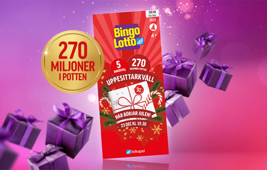Bild på Bingolott till Uppesittarkvällen den 23 december