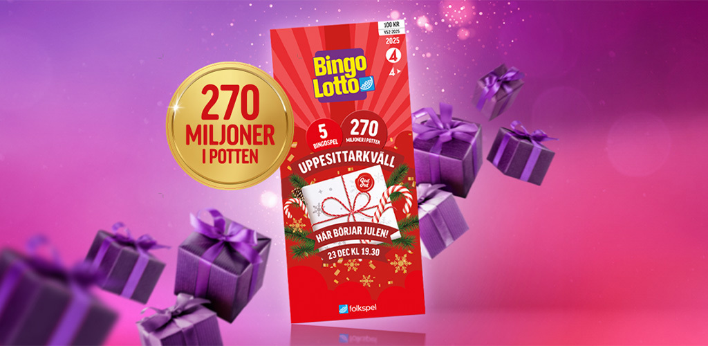 Bild på Bingolott till Uppesittarkvällen den 23 december