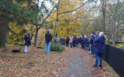 Guidad tur på Djäkneberget Fotograf: Elisabeth Löfberg