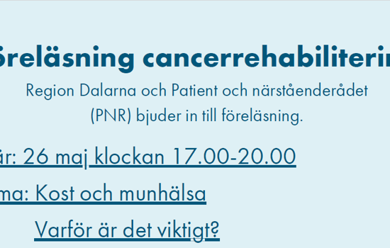 Föreläsning Cancerrehabilitering 2025 05 26