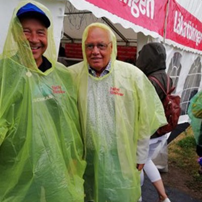 Regn i Almedalen