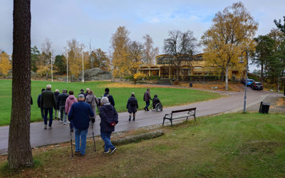 Guidad tur på Djäkneberget Fotograf: Elisabeth Löfberg