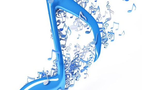 Fototapeter Musik Noter.Jpg