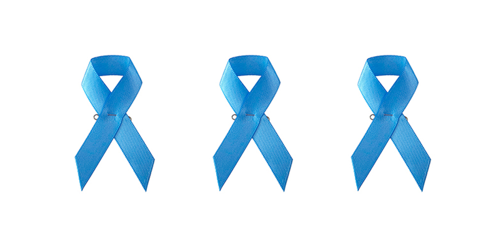 Tre satinband i form av Blå bandet