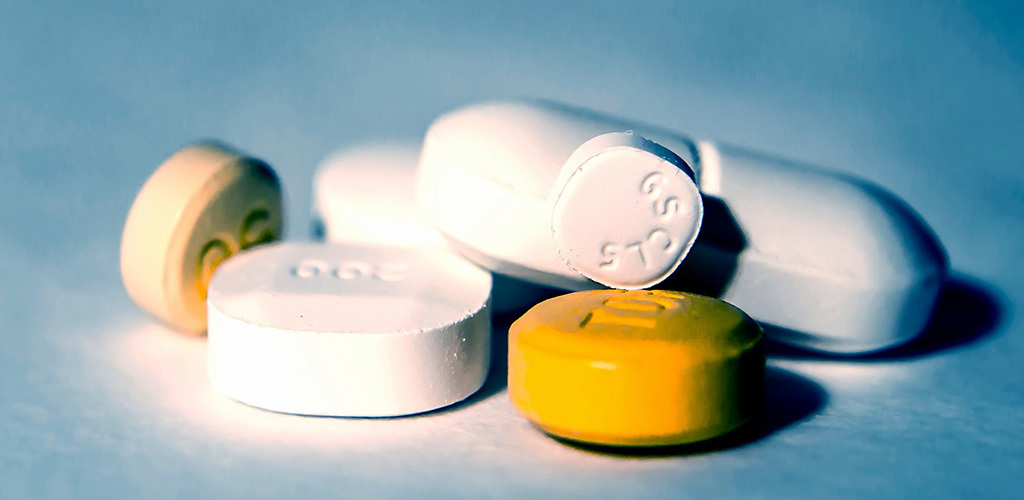 Tabletter i olika färger och storlekar