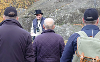 Guidad tur på Djäkneberget Fotograf: Elisabeth Löfberg